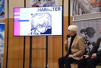 「TEZUKA2020」の新作マンガお披露目イベントの様子。