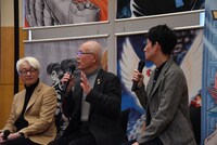 「TEZUKA2020」の新作マンガお披露目イベントの様子。