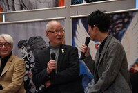 「TEZUKA2020」の新作マンガお披露目イベントの様子。