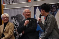 「TEZUKA2020」の新作マンガお披露目イベントの様子。