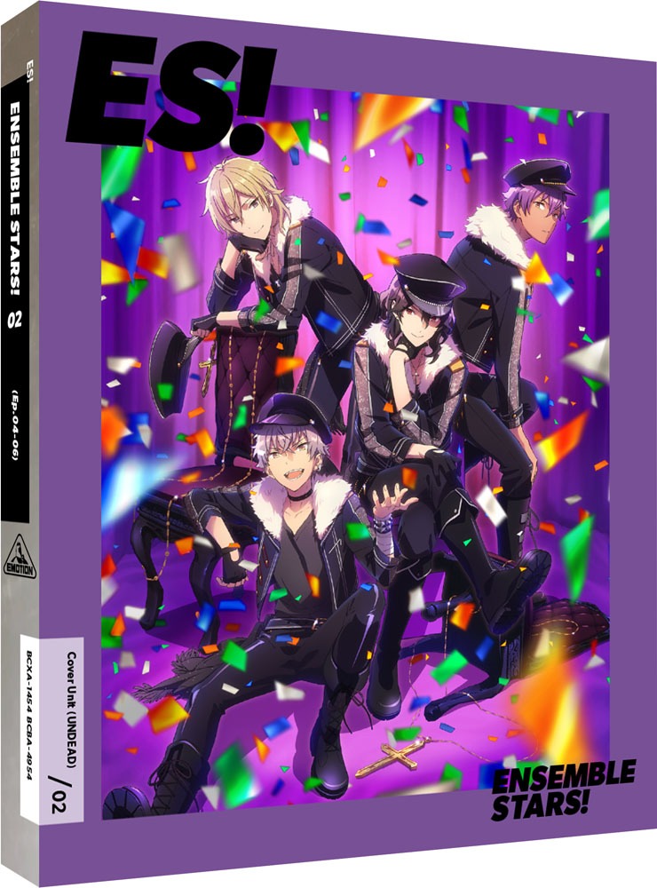 アニメ「あんさんぶるスターズ！」Blu-ray / DVD2巻パッケージ。