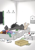 黒川依「ひとり暮らしのOLを描きました」 (c)黒川依・pickles the frog/NSP 2015