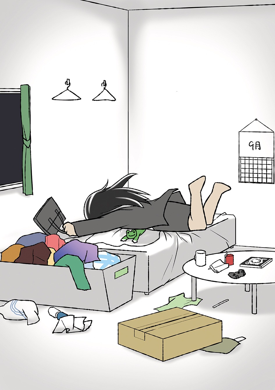黒川依「ひとり暮らしのOLを描きました」 (c)黒川依・pickles the frog/NSP 2015