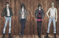 杉田智和演じるドラム先輩（右）。