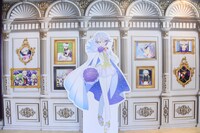 描き下ろしイラストを使用した等身大パネル。