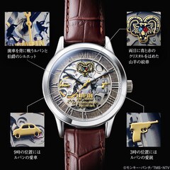 ルパン三世 カリオストロの城」40周年の腕時計、文字盤でルパンと伯爵 