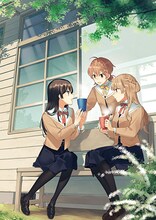 「『やがて君になる』B2タペストリー＜ちょっとひと息＞」に使用されている仲谷鳰描き下ろしイラスト。