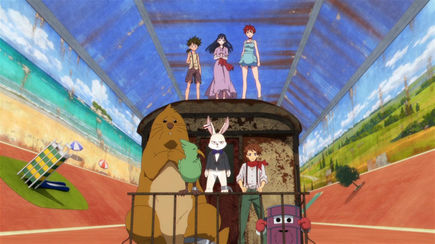 劇場版「SHIROBAKO」新規場面写真。
