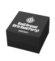 「バンドリ！ ガールズバンドパーティ！×セイコー コラボウオッチ ハロー、ハッピーワールド！モデル」のBOX