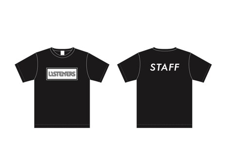 TVアニメ「LISTENERS」公式Twitterの抽選キャンペーンでもらえるTシャツ。