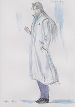 ヨシナガ博士（CV：池田秀一）。ジビエを治すワクチンの研究をしている博士。千水達の協力を得て、ワクチン作りに必要な「ジビエの毒針」を集める。