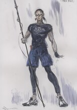 美樹本伊佐夫（CV：崎本大海）。かつてオリンピックに出場した陸上の棒高跳びの選手だったが、恋人を殺した男に復讐し、刑務所に服役することになった。手製の槍を武器にしており、それを使った棒高跳びを利用した攻撃を得意としている。