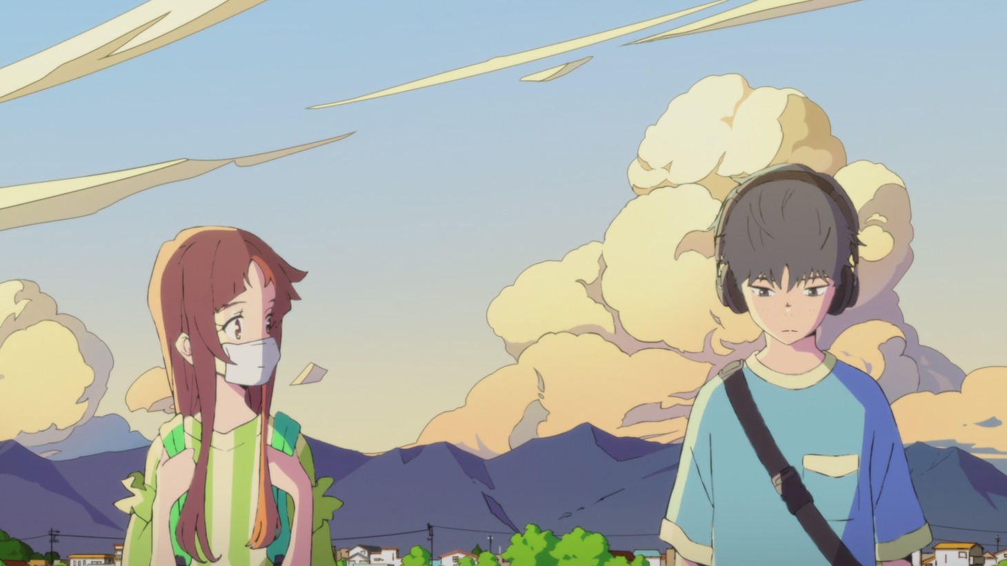 劇場アニメ「サイダーのように言葉が湧き上がる」予告編より。