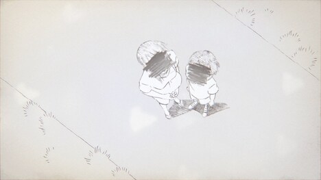 ヨルシカ「夜行」のミュージックビデオより。