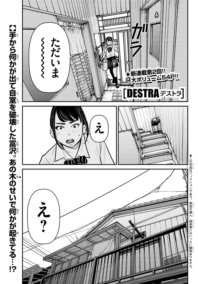本田優貴「DESTRA デストラ」より。