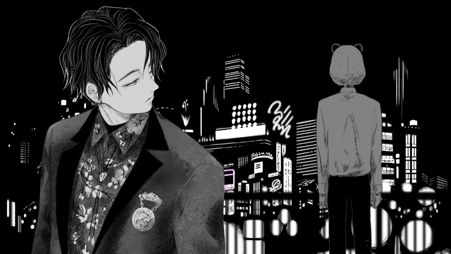 「Don't leave me alone」のミュージックビデオより。