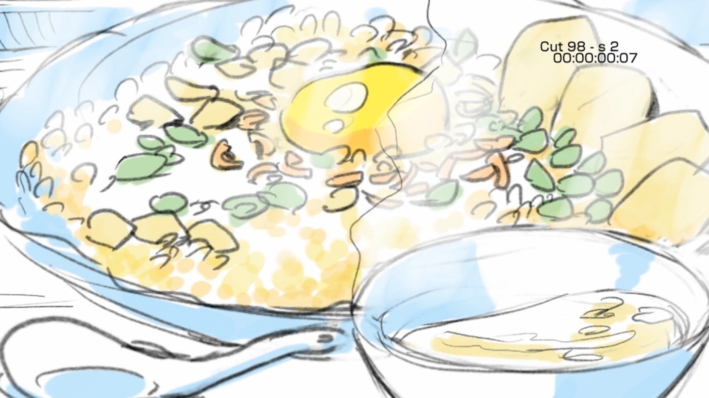 「天気の子」のビデオコンテより。(c)2019「天気の子」製作委員会　