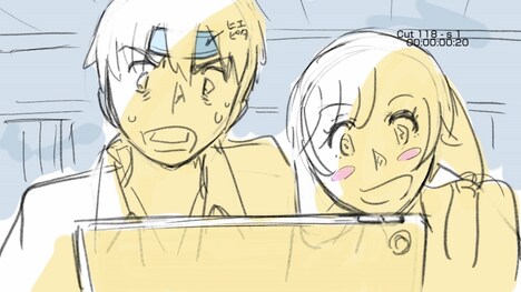 「天気の子」のビデオコンテより。(c)2019「天気の子」製作委員会