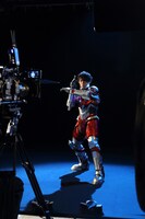 アニメ「ULTRAMAN」実写PV制作プロジェクトのメイキングスチール。