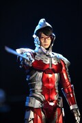 アニメ「ULTRAMAN」実写PV制作プロジェクトのメイキングスチール。
