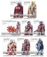 スマートフォン向けゲームアプリ「ULTRAMAN BE ULTRA」に登場するキャラクターのデザイン。