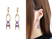 アニメ「Fate/Grand Order -絶対魔獣戦線バビロニア-」より、ギルガメッシュをイメージしたイヤリング。