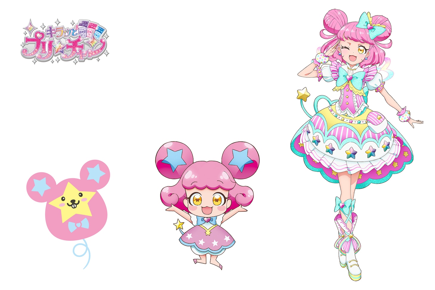 ミラクル☆キラッツのマスコット・キラッCHU（CV：山下七海）。