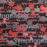 「雪音 クリス モデル リュック」内装の図柄。