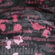 「月読 調 モデル リュック」内装の図柄。