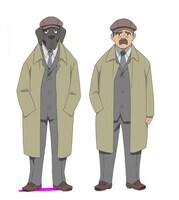 立木勇次（CV：中博史）。左はイヌ獣人化した姿。