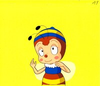 「みなしごハッチ」のセル画。