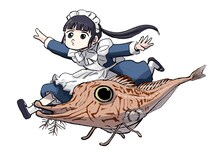 キホウボウとポン子。 (c)矢寺圭太／小学館