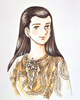 「葉子像」版画 (c)高森朝雄・ちばてつや／講談社