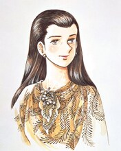 「葉子像」版画 (c)高森朝雄・ちばてつや／講談社