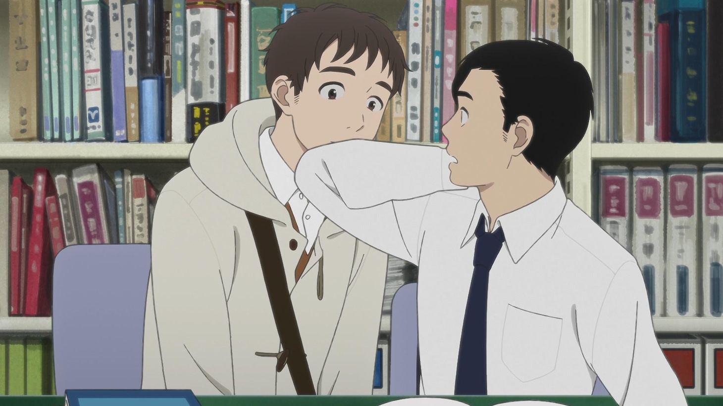 アニメ「どうにかなる日々」のEP2「澤先生と矢ヶ崎くん」より。