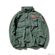 「STRICT-G × ALPHA INDUSTRIES M-65 フィールドジャケット 『機動戦士ガンダム』 ”ジオン軍 ランバ・ラル隊”モデル」