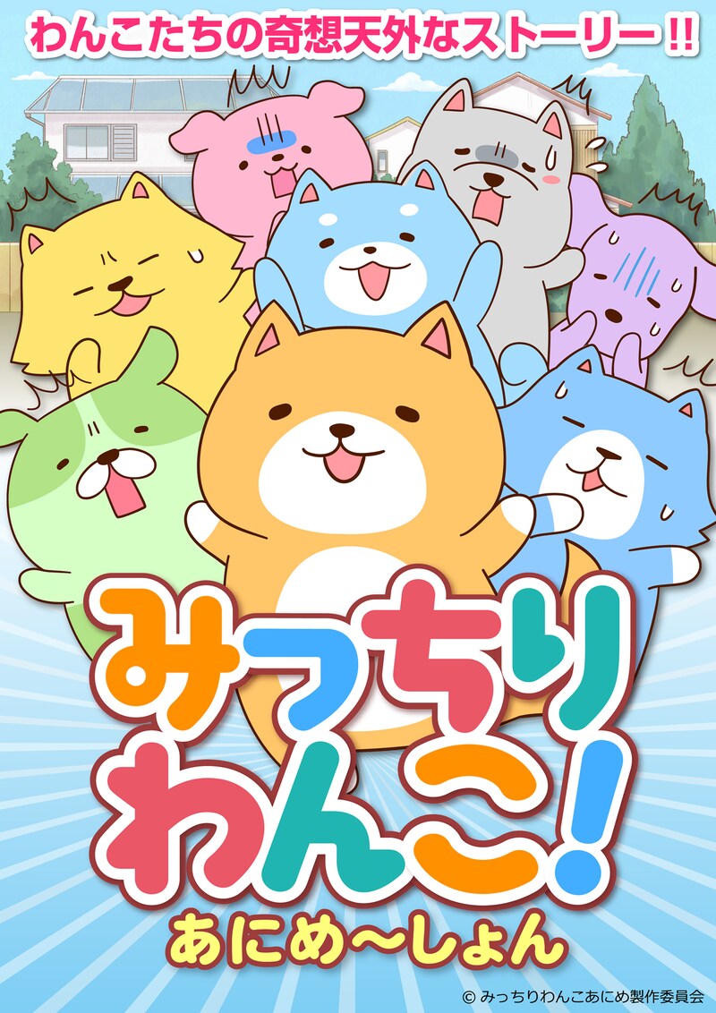 アニメ「みっちりわんこ！あにめ～しょん」キービジュアル