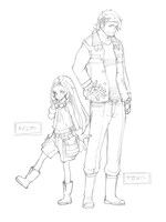 ガガンバー＆メメンプーのキャラクター原案。(c)岩原裕二/Project ANIMA