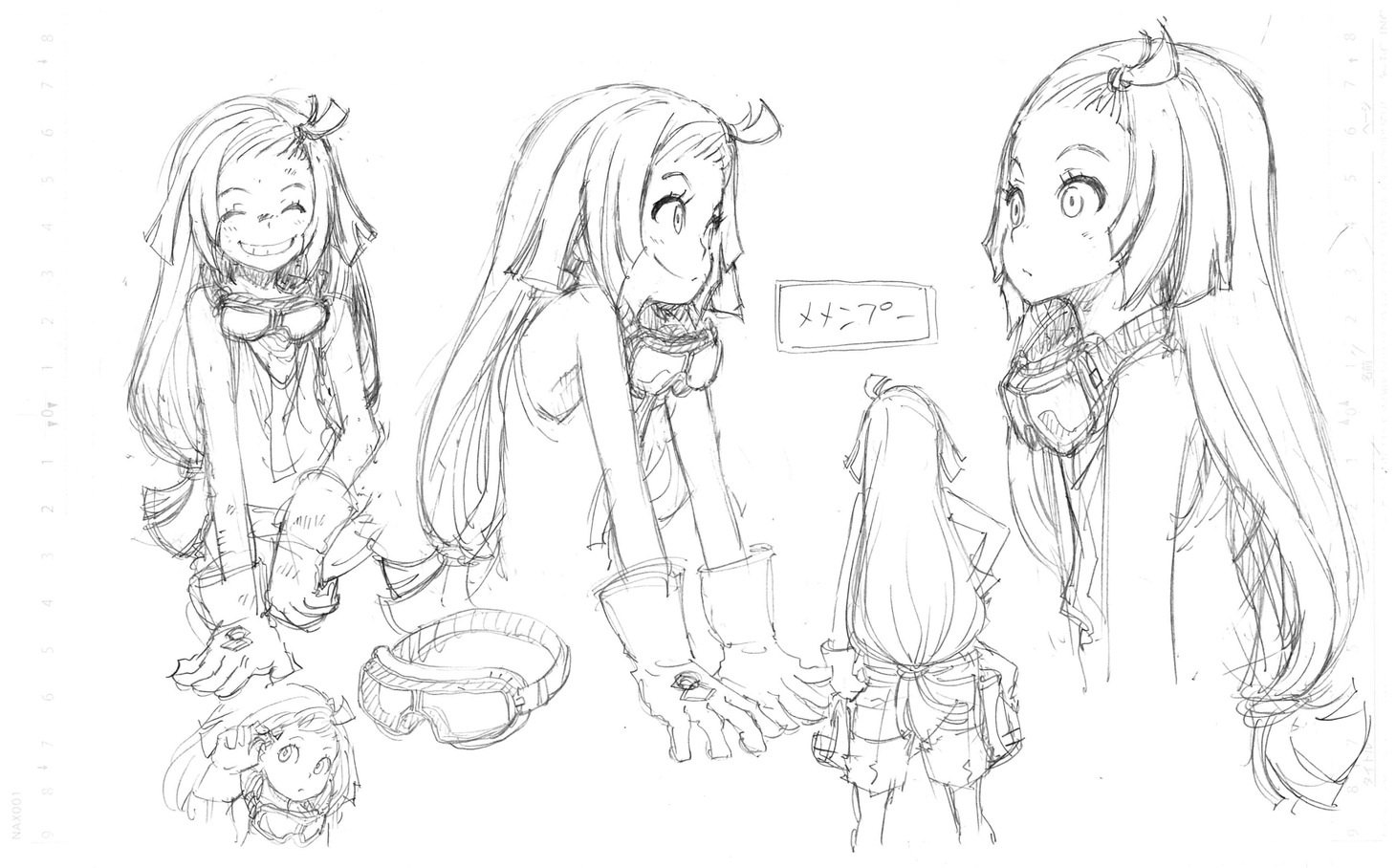 メメンプーのキャラクター原案。(c)岩原裕二/Project ANIMA