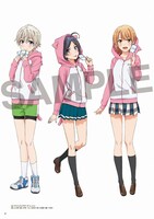 「やはり俺の青春ラブコメはまちがっている。続」イラスト集のサンプル画像。