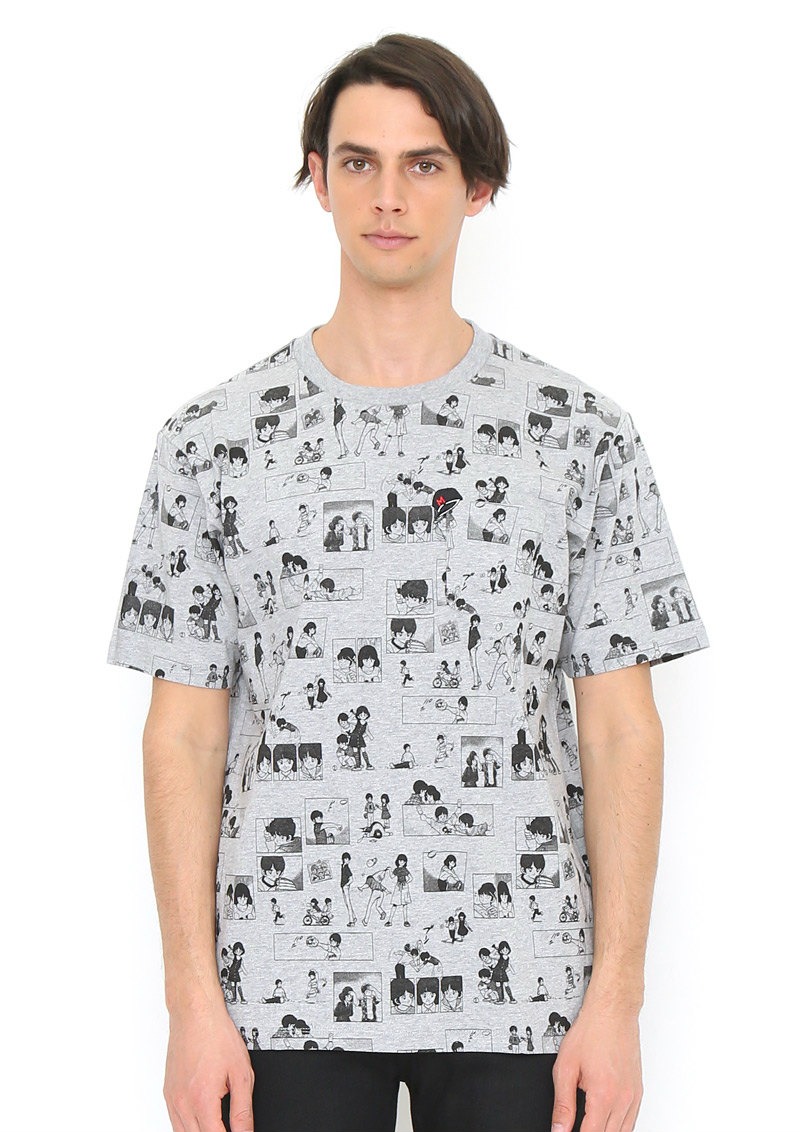 Tシャツ「達也 和也 南」の着用イメージ。