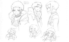 ユーリのキャラクター原案。(c)岩原裕二/Project ANIMA