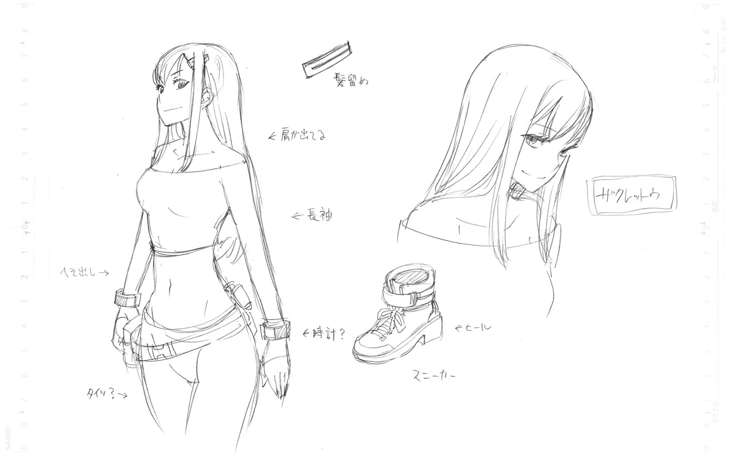 ザクレットゥのキャラクター原案。(c)岩原裕二/Project ANIMA