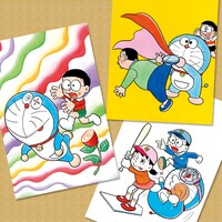 「厳選カラー“幻”画集『ドラ絵もん』」の収録カット。