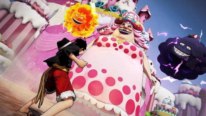 「ONE PIECE 海賊無双4」のプレイ画面。