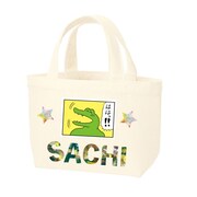 ワークショップで作れるトートバッグの一例。