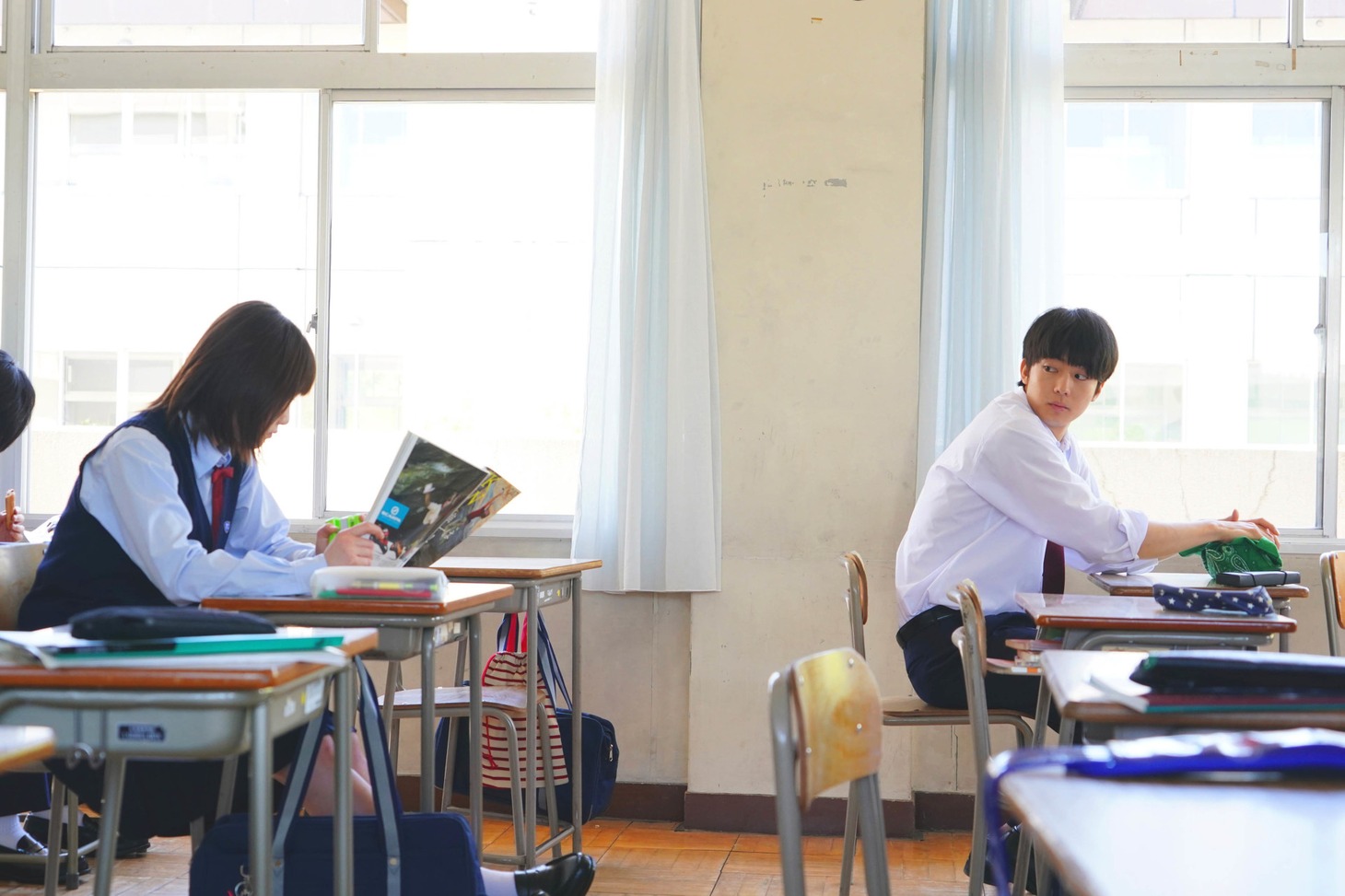 実写映画「のぼる小寺さん」場面写真。