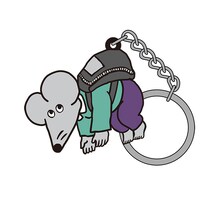 「100日後に死ぬワニ」ネズミつままれキーホルダー