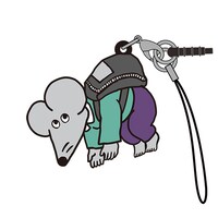 「100日後に死ぬワニ」ネズミつままれストラップ