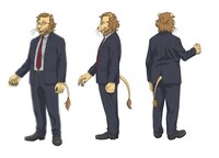 イブキ（CV：楠大典）のキャラクター設定画。